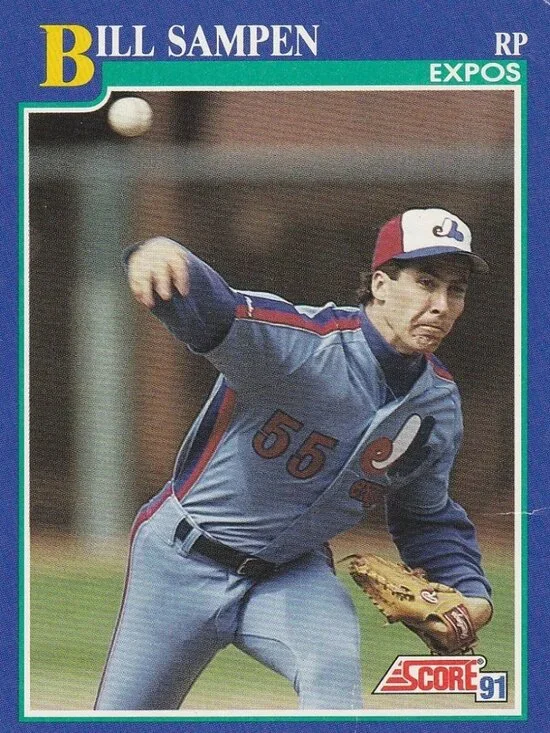 Bill Sampen Baseball Card Collection - Picture 3 of 3